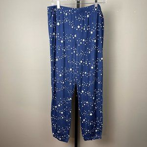 PJ Couture Stars Print PJ Pants Blue L‎